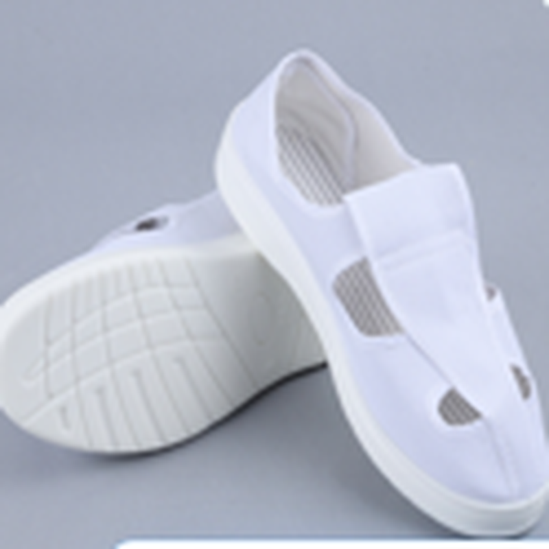PU Canvas Four-Hole ESD Shoe