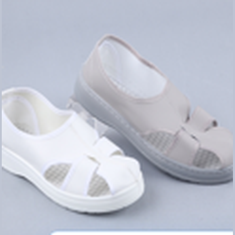 PU Leather Large Four-Hole ESD Shoe
