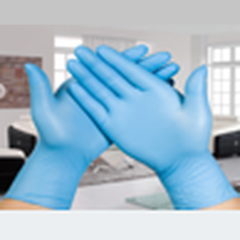 Blue Nitrile Disposable Gloves