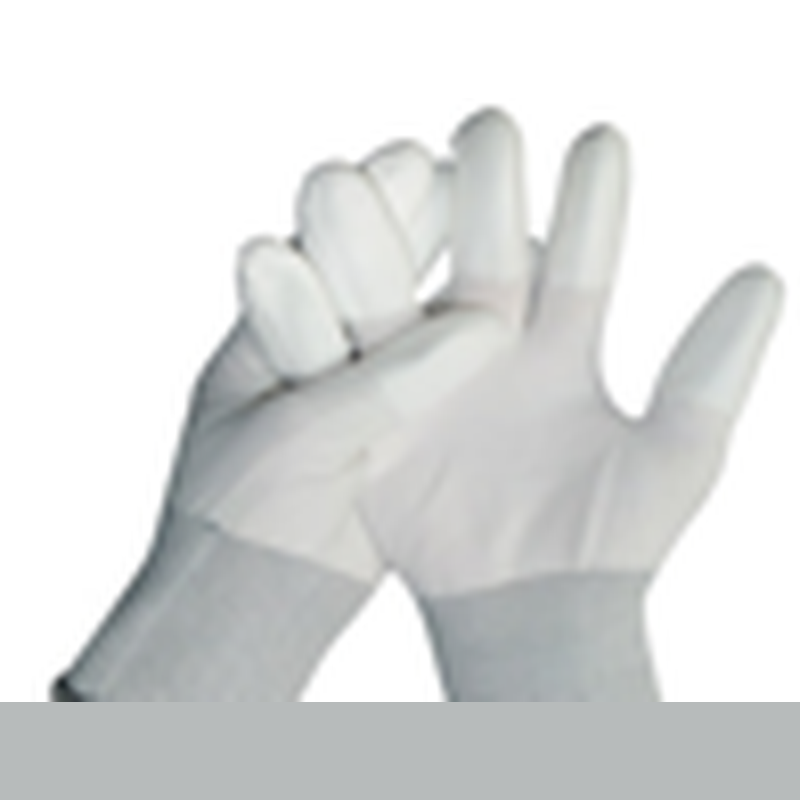 13-Gauge Nylon PU Fingertip Coated Gloves